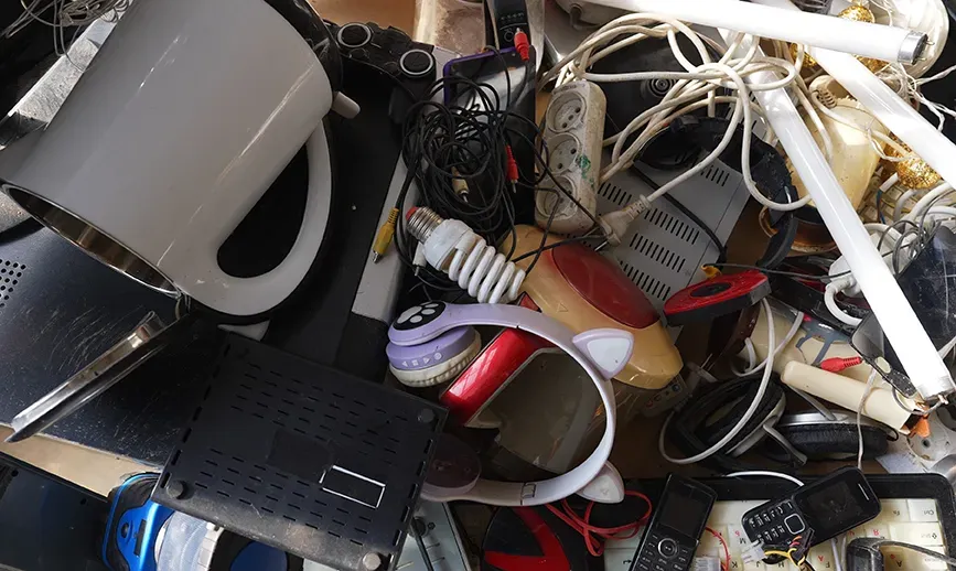 Tas de déchets électroménagewebp